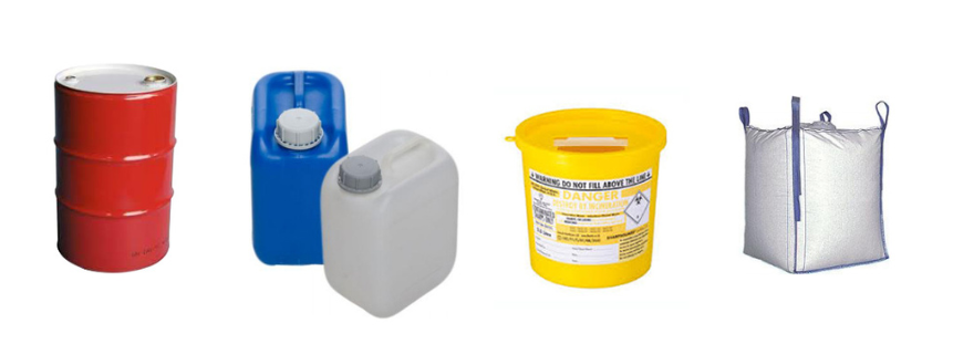 scheduled waste containers